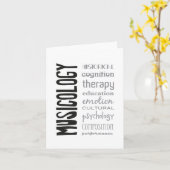 greeting card - MUSICOLOGY Kaart (Gele Bloem)