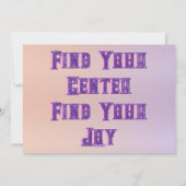 Greeting card navy blue and pink feestdagenkaart (Achterkant)