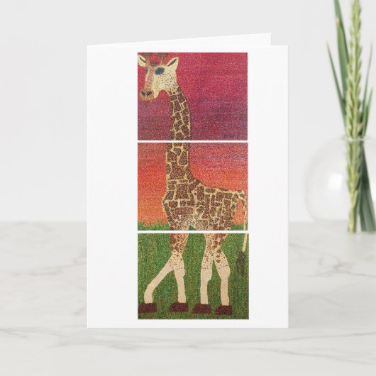 Greeting Card - Sahara Expressie Kaart (Voorkant)