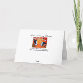 Greeting Card. Storks & Cherry Blossom Kaart (Achterkant)