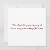 Greeting card with doves in love (Achterkant)