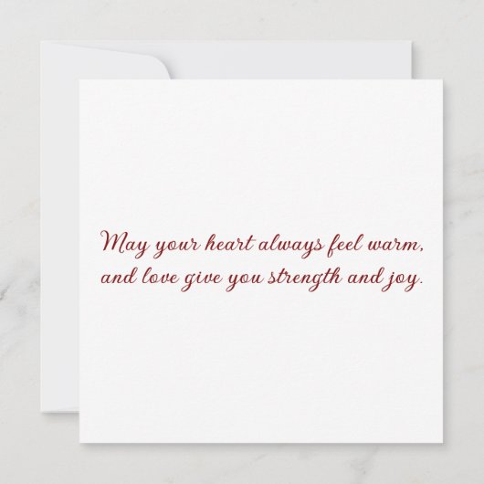 Greeting card with doves in love (Achterkant)