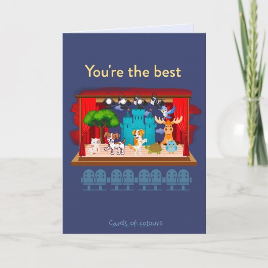 Greeting card You are the best Feestdagen Kaart (Voorkant)