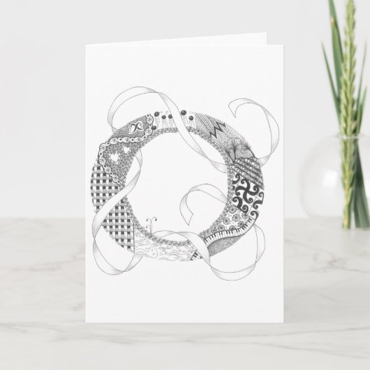 Greeting Card - Zenletter "O" Notitiekaartje (Voorkant)