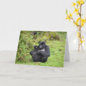 Greeting Cards Dian Fossey Gorilla Kaart (Gele Bloem)