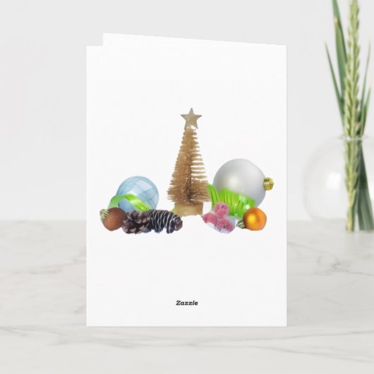 greeting christmas  card kaart (Achterkant)