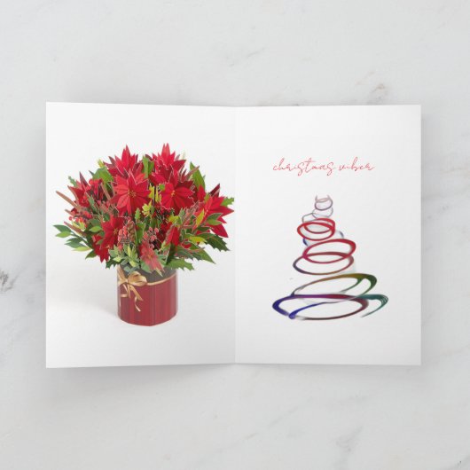 greeting christmas  card kaart (Binnen)