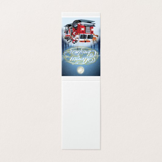 Greeting Chrustmas-kaart Kaart (Buitenkant ongevouwen)