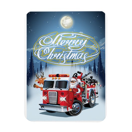 Greeting Chrustmas-kaart Magneet (Verticaal)