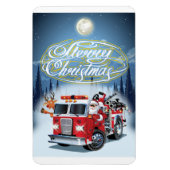 Greeting Chrustmas-kaart Magneet (Verticaal)