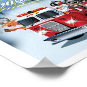 Greeting Chrustmas-kaart Poster (Hoek)