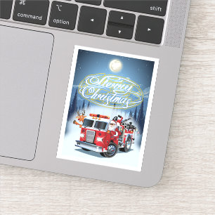 Greeting Chrustmas-kaart Sticker