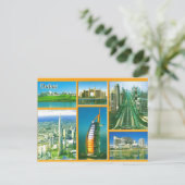 Greeting from Dubai Briefkaart (Staand voorkant)