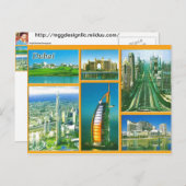 Greeting from Dubai Briefkaart (Voorkant / Achterkant)