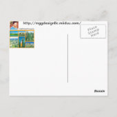 Greeting from Dubai Briefkaart (Achterkant)