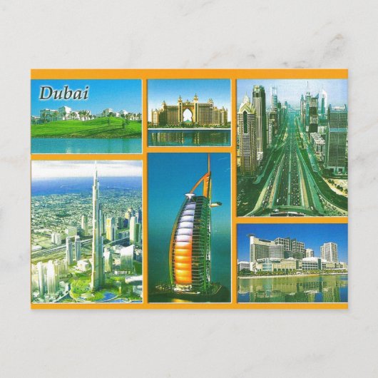 Greeting from Dubai Briefkaart (Voorkant)