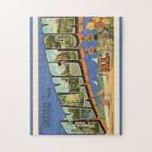 Greeting from Evanston ILL 11x14 Legpuzzel (Verticaal)