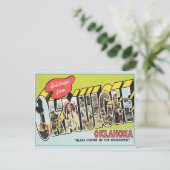 Greeting from Okmulgee Oklahoma Briefkaart (Staand voorkant)