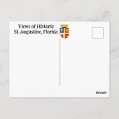 Greeting from St. Augustine  Postcard Briefkaart (Achterkant)