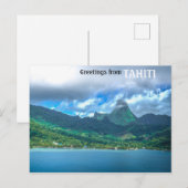 Greeting from Tahiti Briefkaart (Voorkant / Achterkant)