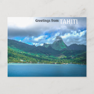 Greeting from Tahiti Briefkaart