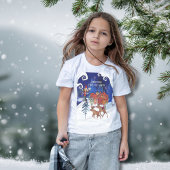 Greeting from the North Moose Village Kid's tee T-shirt