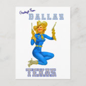 Greeting of Dallas Texas Briefkaart (Voorkant)