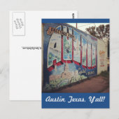 Greeting uit Austin Texas Briefkaart (Voorkant / Achterkant)