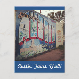 Greeting uit Austin Texas Briefkaart