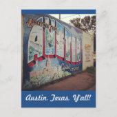 Greeting uit Austin Texas Briefkaart (Voorkant)