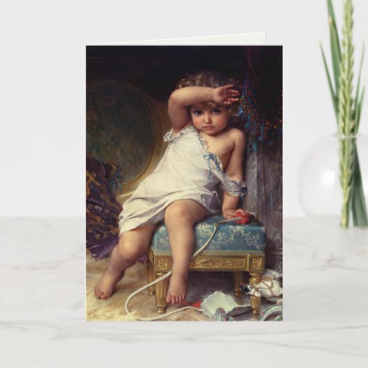 Greetingcard met Emile Munier Painting Kaart (Voorkant)