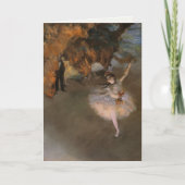 Greetingcard met het Schilderen van Edgar Degas Kaart (Voorkant)