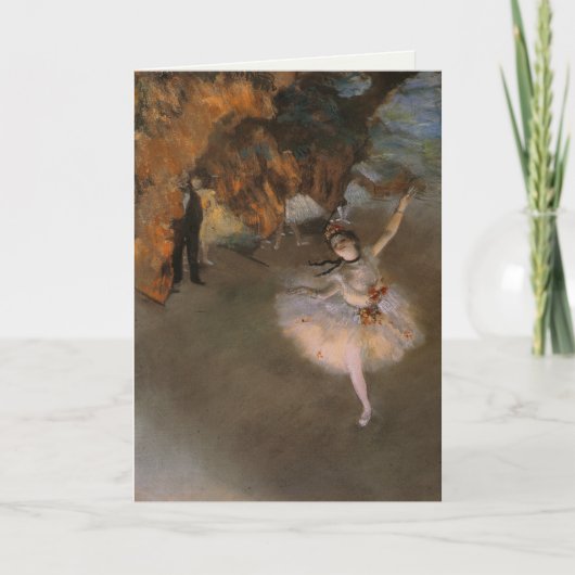 Greetingcard met het Schilderen van Edgar Degas Kaart (Voorkant)