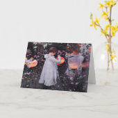 Greetingcard met het Schilderen van John Singer Kaart (Gele Bloem)