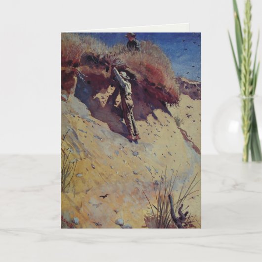 Greetingcard met het Schilderen van Winslow Homer Kaart (Voorkant)