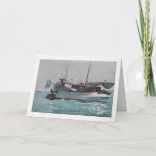 Greetingcard met het Schilderen van Winslow Homer Kaart