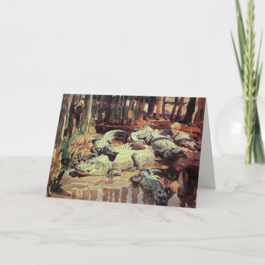 Greetingcard met John Singer Sargent schilderen Kaart (Voorkant)