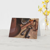 GreetingCard: Waar is Indiana? Deel 2 Kaart (Gele Bloem)