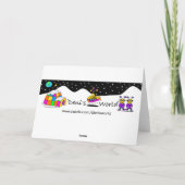 GREETINGS, AARDE VRIEND! KAART (Achterkant)