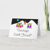 GREETINGS, AARDE VRIEND! KAART (Voorkant)