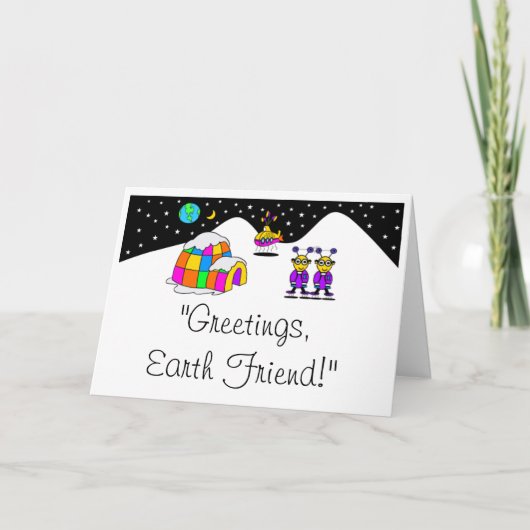 GREETINGS, AARDE VRIEND! KAART (Voorkant)