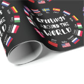 Greetings around the world - Hello in all language Cadeaupapier (Rol Hoek)