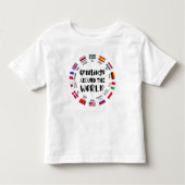 Greetings around the world, Hello in all languages Kinder Shirts (Voorkant)
