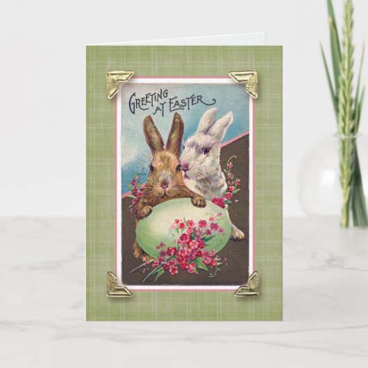Greetings bij de Pasen  Reproduction Feestdagen Kaart (Voorkant)