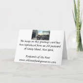 Greetings Card - Coney Island, NYC Kaart (Achterkant)