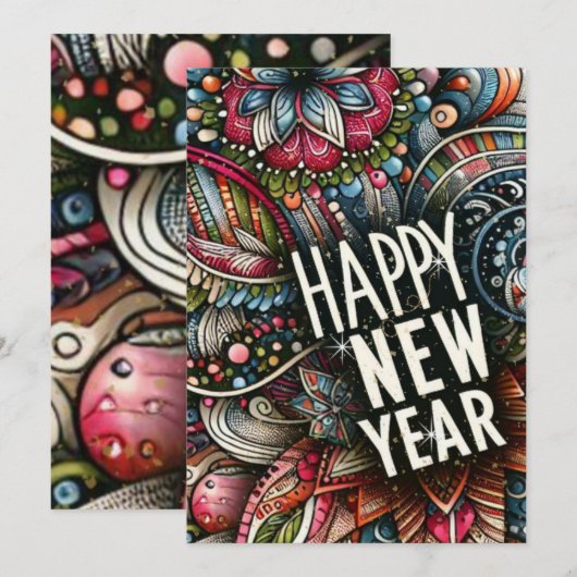 Greetings Card Feestdagenkaart (Voorkant / Achterkant)