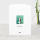 Greetings Card voor  dansende katten Kaart (Achterkant)