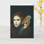 Greetings Card voor meisjes en Jay Kaart (Gele Bloem)