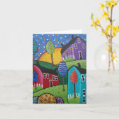 Greetings Card - We Have Moved Kaart (Gele Bloem)