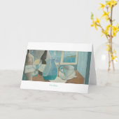 Greetings Card: Witte wijn. St. Ives Series. Kaart (Gele Bloem)